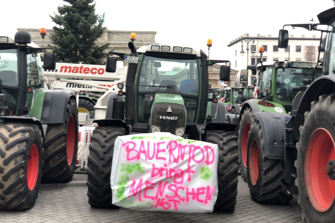 Protesty německých zemědělců